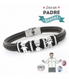 PULSERA ERES UN PAPÁ GENIAL - 9109490