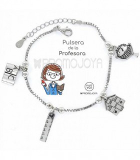 PULSERA PLATA - PROFESORA - 9101770